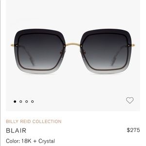 New Krewe Billy Reid Collection Blair Sunglasses